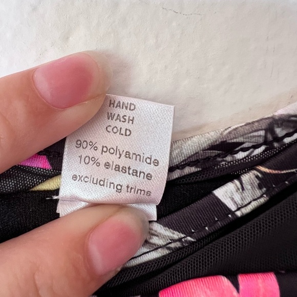 Lovers + Friends black floral mesh bikini bottoms - Picture 4 of 4